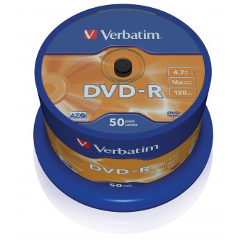 DVD-R Verbatim Advanced AZO 16X - Tarrina-50uds 43548