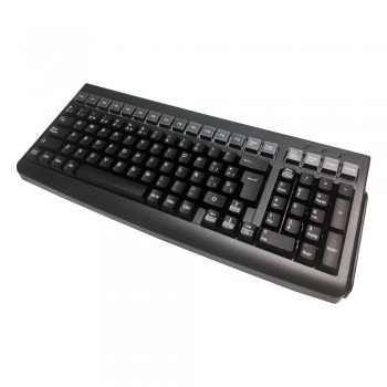 Teclado Pos Reducido Mustek MKB-800M Con Banda Magnética - Negro