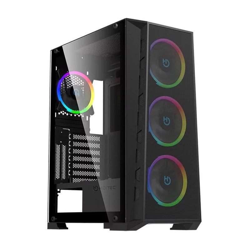 Caja Gaming Semitorre Hiditec MH12 METAL MESH CHA010055