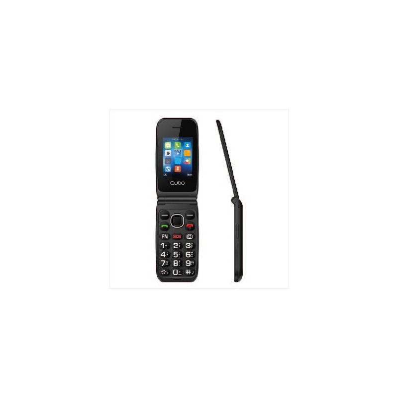 Qubo NEO 2 NW 6,1 cm (2.4") Negro Teléfono con cámara NEO2NW BK SOS