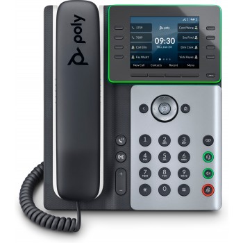 POLY Teléfono IP Edge E320 y habilitado para alimentación a través de Ethernet (PoE) 82M88AA