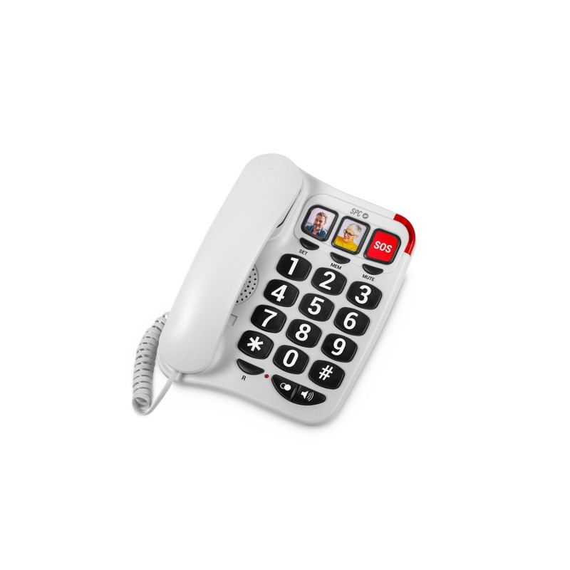 SPC Comfort Numbers 2 Teléfono analógico Blanco 3295B