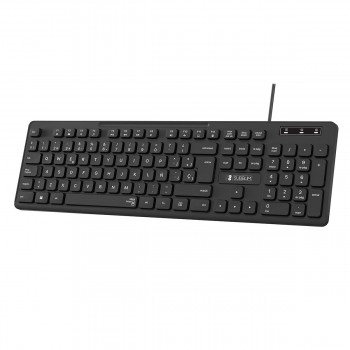 Teclado Subblim Business Slim Silencioso - Negro SUBKBC-0SSK50