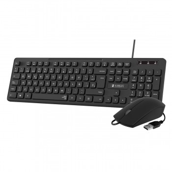 Teclado y Ratón Subblim Combo Business Slim CSSK01 - Negro SUBKBC-CSSK01