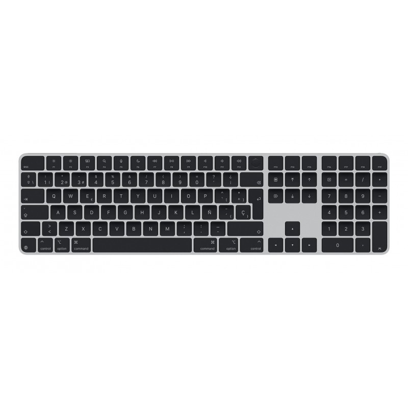 Magic Keyboard with Touch ID and Numeric Keypad for Mac models with silicon - Spanish - Black Keys MXK83Y A