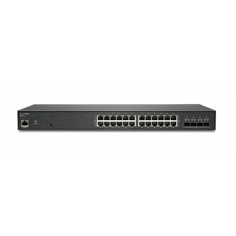 SonicWall SWS14-24 Gestionado L2 Gigabit Ethernet (10 100 1000) 1U Negro 02-SSC-8373