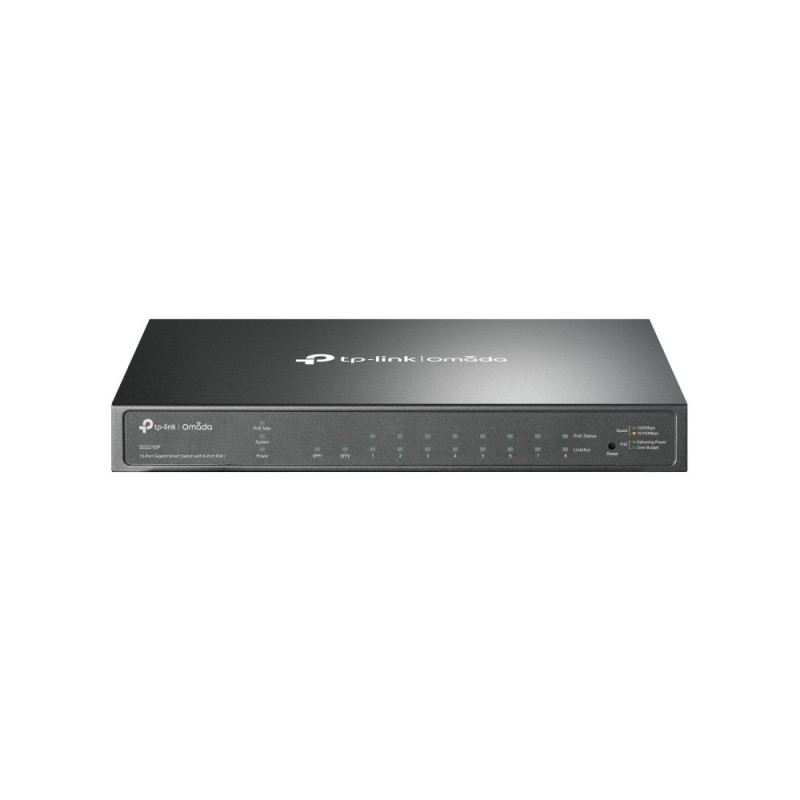 TP-Link Omada SG2210P switch Gestionado L2 L2  Gigabit Ethernet (10 100 1000) Energía sobre Ethernet (PoE) Negro