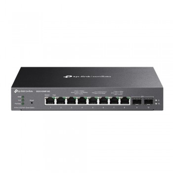 TP-Link Omada SG2210XMP-M2 switch Gestionado L2 L2  2.5G Ethernet (100 1000 2500) Energía sobre Ethernet (PoE) Montaje en pared 