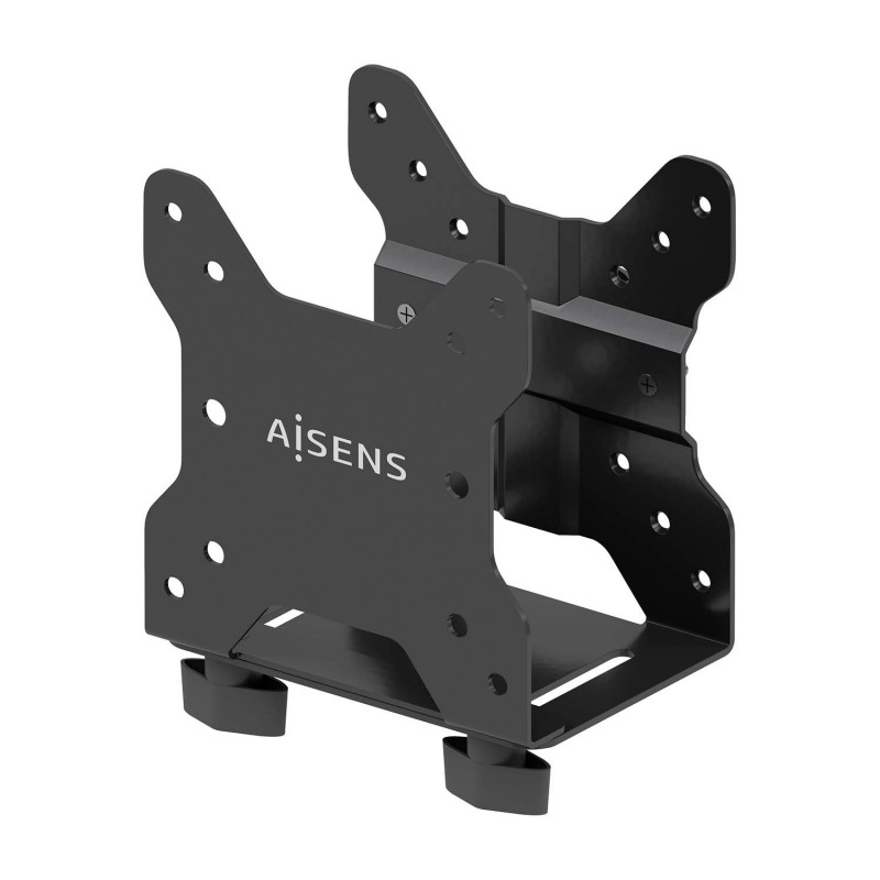 AISENS Soporte Versátil de Instalación para Mini PC, Negro MPC05-205