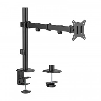 AISENS Soporte de Mesa ECO Giratorio e Inclinable para Monitor TV 9Kg (3 Pivotes, 1 Brazo) de 17-32, Negro DT32TSR-147