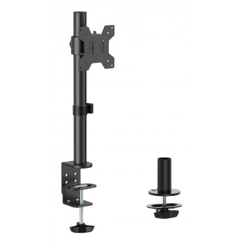 AISENS Soporte de mesa eco giratorio e inclinable para monitor TV 10kg de 17-32, Negro DT32TSR-275