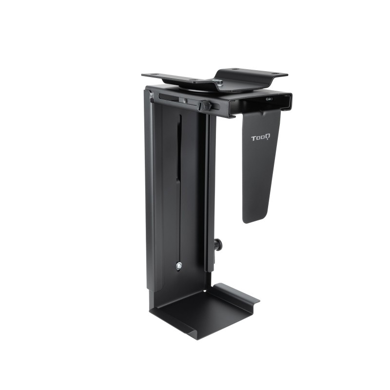 TooQ Soporte Metálico para CPU para Escritorio Pared, Negro TQMUD01