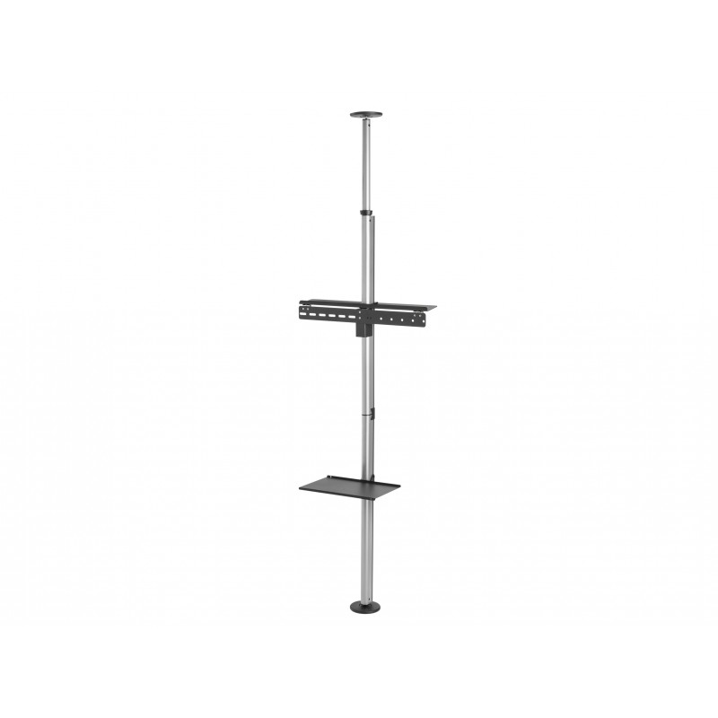 Equip 650621 soporte para TV 177,8 cm (70") Negro, Acero inoxidable