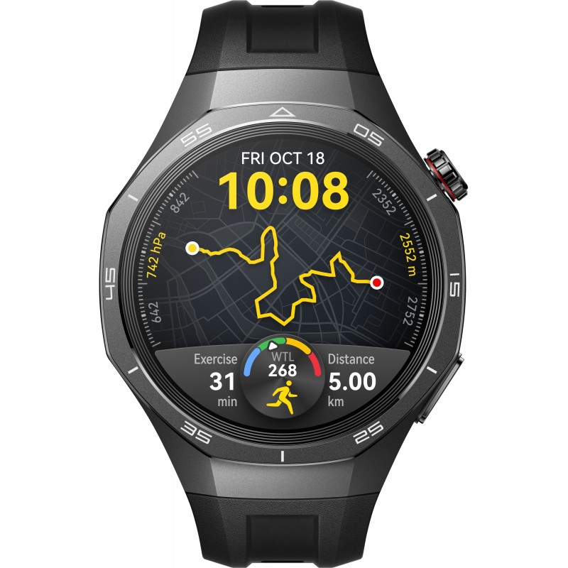 Huawei WATCH GT5 Pro 46mm 46MM Titanio Negro con correa color Negro  55020DKD