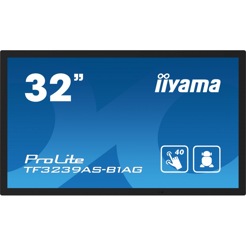 iiyama TF3239AS-B1AG pantalla de señalización Pantalla plana para señalización digital 80 cm (31.5") LED 500 cd   m² 2.4K Ultra 