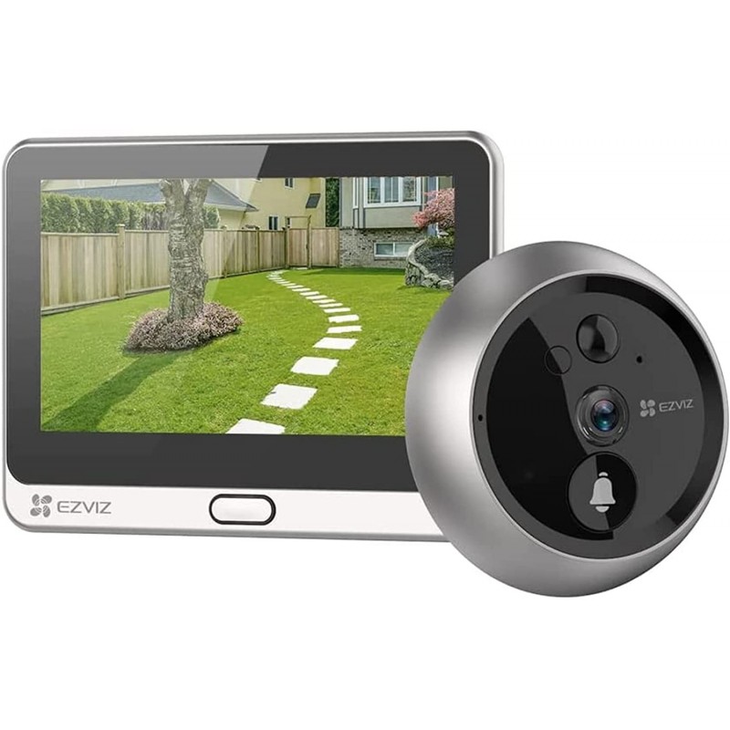 EZVIZ DP2C sistema de intercomunicación de video 2 MP 10,9 cm (4.3") Plata CS-DP2C-R100-6E2WPFB-GD