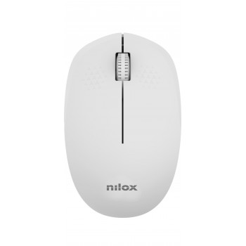 Nilox Ratón Wireless 1000 DPI, 3 botones, Gris NXMOWI4013
