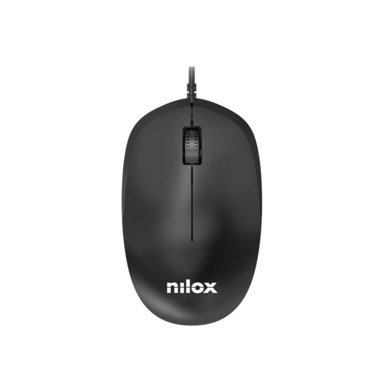 Nilox MOUSB1012 ratón Oficina USB tipo A Óptico 1200 DPI