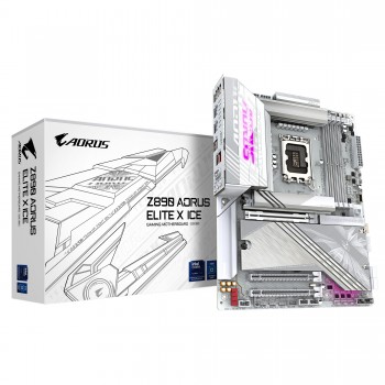 GIGABYTE Placa base Z890 AORUS ELITE X ICE - Compatible con  - LGA 1851 (Socket V1) - ATX - Intel Z890 9MZ89ELXE-00-10
