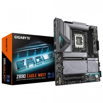 GIGABYTE Placa base Z890 EAGLE WIFI7 - Compatible con CPUs I - LGA 1851 (Socket V1) - ATX - Intel Z890 9MZ89EG7-00-10