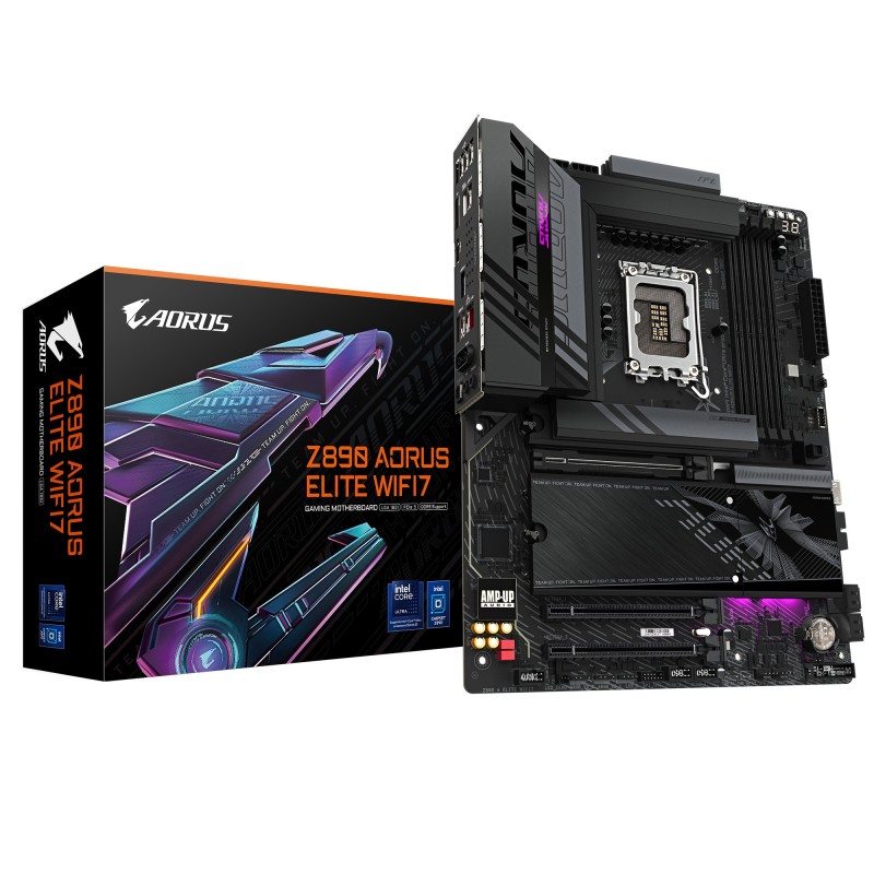 GIGABYTE Placa base Z890 AORUS ELITE WIFI7 - Compatible con  - LGA 1851 (Socket V1) - ATX - Intel Z890 9MZ89EL7-00-10
