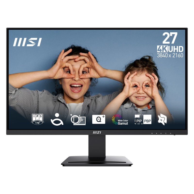 MSI Pro MP273U - 27" 4K Ultra HD - Negro - 60Hz 9S6-3PB4CH-227