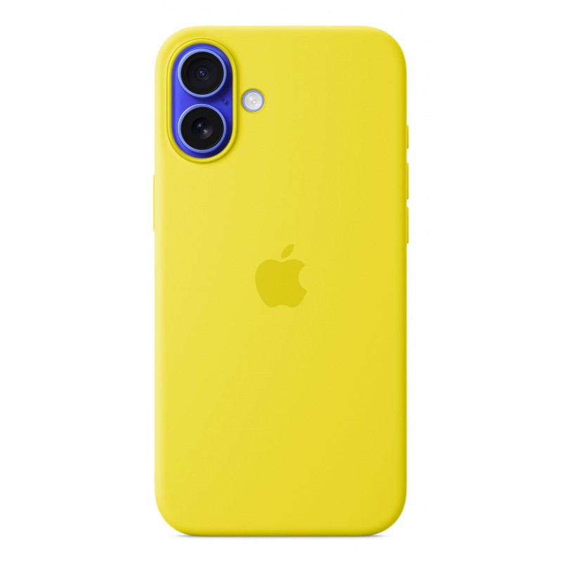 Apple Funda de silicona con MagSafe para el iPhone 16 Plus - Amarillo carambola MYYG3ZM A?ES