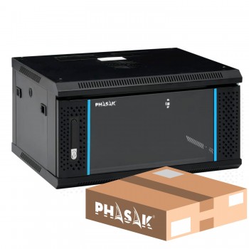 Armario Rack Mural Desmontado Phasak PHO 2106D - 19" - Altura 6U