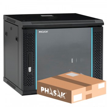 Armario Rack Mural Desmontado Phasak PHO 2109D - 19" - Altura 9U