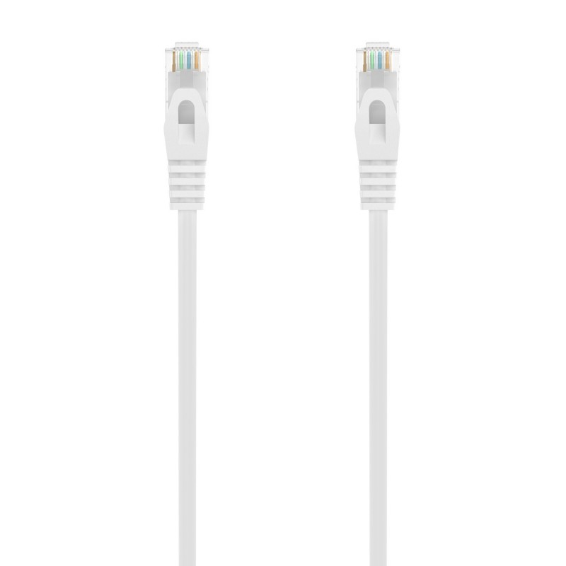 AISENS Cable de Red Latiguillo RJ45 LSZH Cat.6A 500 Mhz UTP AWG24, Blanco, 3.0M A145-0597