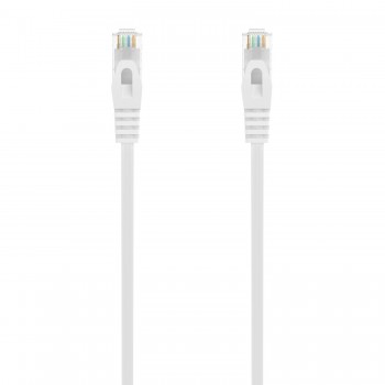 AISENS Cable de Red Latiguillo RJ45 LSZH Cat.6A 500 Mhz UTP AWG24, Blanco, 30CM A145-0592