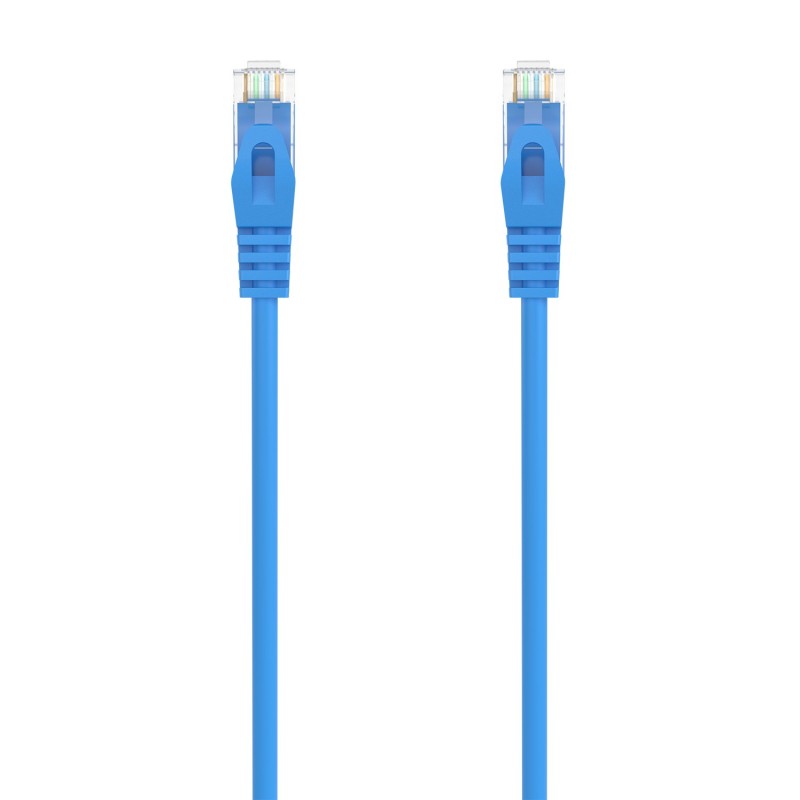 AISENS Cable de Red Latiguillo RJ45 LSZH Cat.6A 500 Mhz UTP AWG24, Azul, 1.5M A145-0574