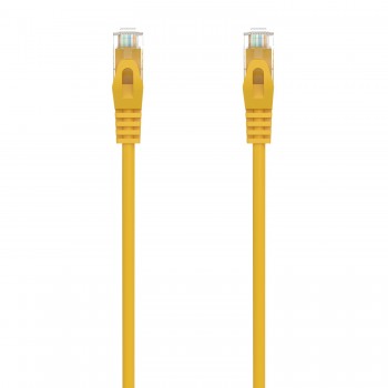 AISENS Cable de Red Latiguillo RJ45 LSZH Cat.6A 500 Mhz UTP AWG24, Amarillo, 1.5M A145-0567