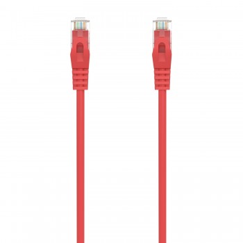 AISENS Cable de Red Latiguillo RJ45 LSZH Cat.6A 500 Mhz UTP AWG24, Rojo, 2.0M A145-0561