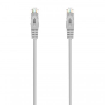 AISENS Cable de Red Latiguillo RJ45 LSZH Cat.6A 500 Mhz UTP AWG24, Gris, 30CM A145-0553