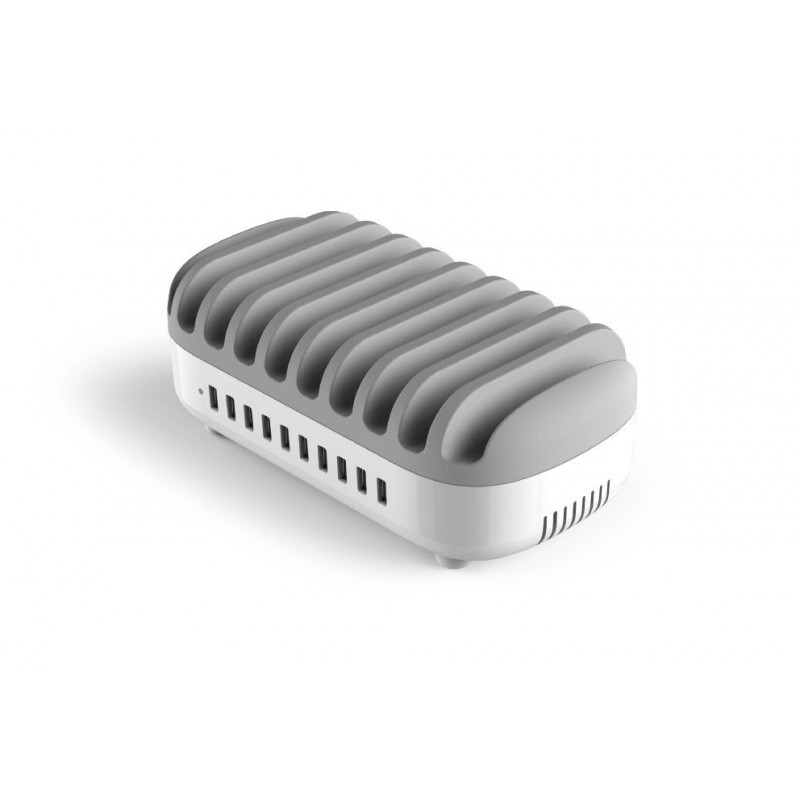 Compulocks 10PUSBDKS-UK organizador para estación de carga Independiente Gris, Blanco