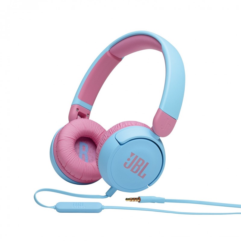 Auriculares Infantiles JBL JR310 - con Micrófono - Jack 3.5 - Azules y Rosas JBLJR310BLU