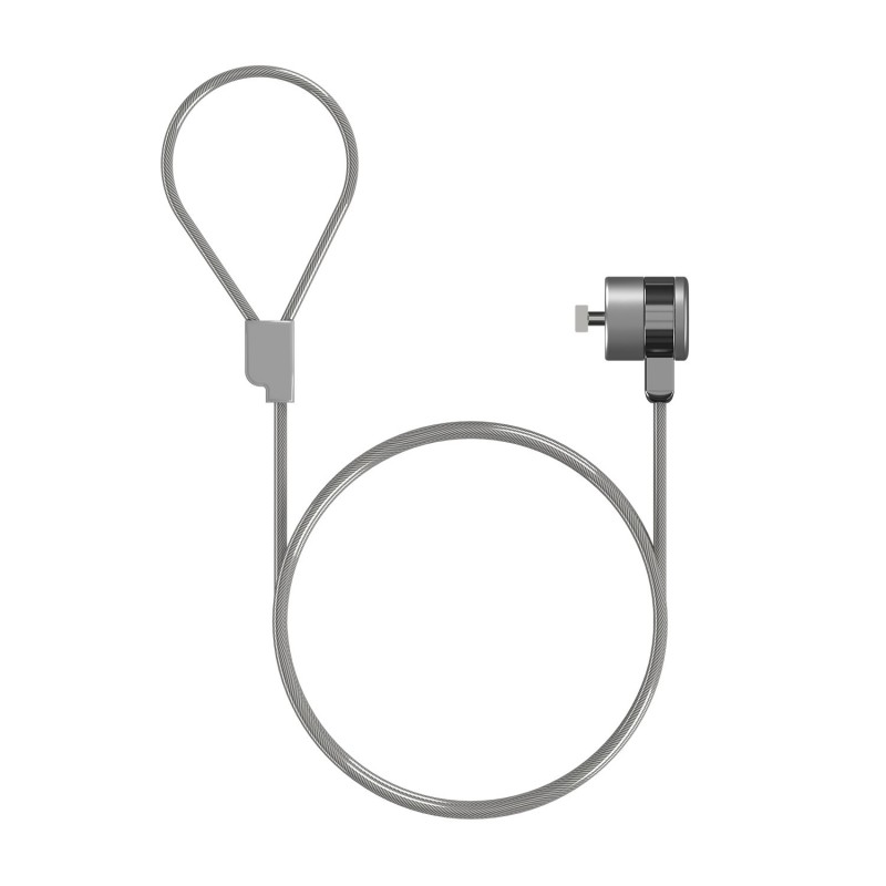 AISENS Cable de Seguridad con Cerradura de Llave para Ordena  ASLK-D40K02-SL