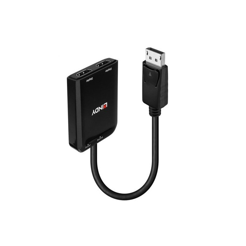 Lindy 38433 adaptador de cable de vídeo DisplayPort 2 x HDMI