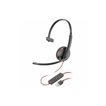 POLY Auriculares Blackwire C3210 USB-A negros (paquete) Negro 77R24A6