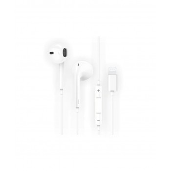 Auriculares Intrauditivos Tech One Tech earTECH HIP TEC1201 - con Micrófono - Lightning - Blancos