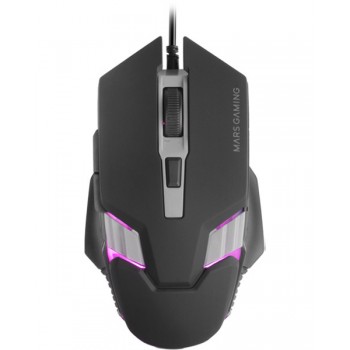 Ratón Gaming Mars Gaming MM024 - Hasta 4000 DPI - Negro MM024 BK