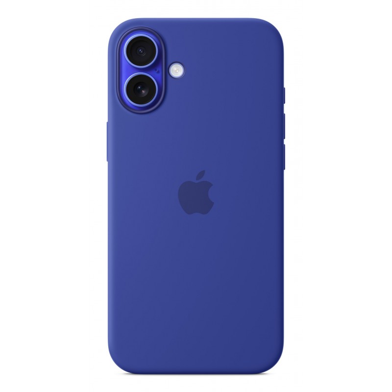 Funda Microfibra, Silicona Azul para Apple iPhone 16 Plus MYYF3ZM A