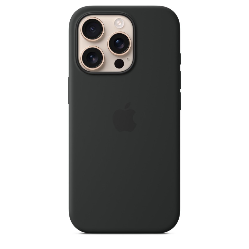 Funda Microfibra, Silicona Negro para Apple iPhone 16 Pro MYYJ3ZM A