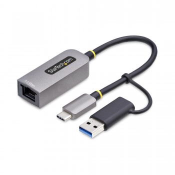 StarTech.com Adaptador de Red Ethernet USB Tipo C a RJ45 - Adaptador de Red USB-C con Conversor USB- U2GA-USB-C-ETHERNET