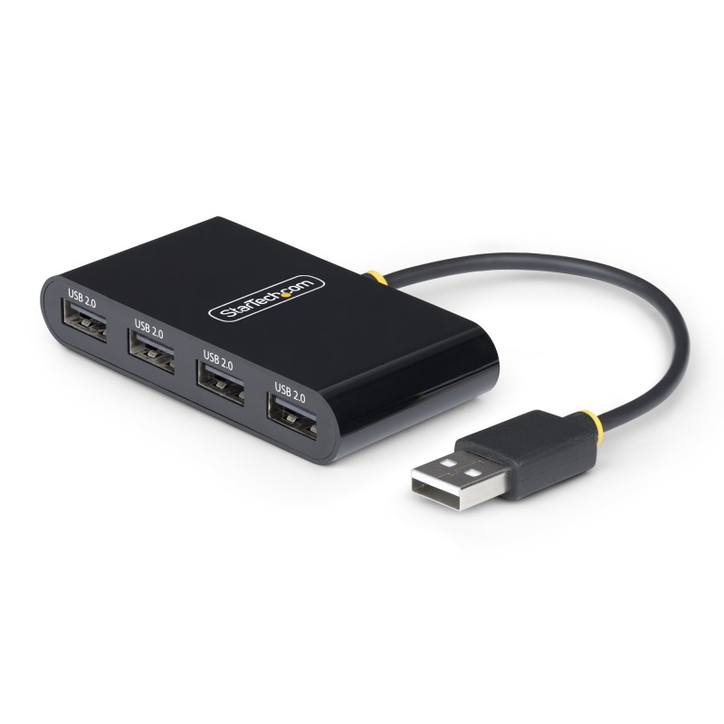 StarTech.com Hub USB 2.0 de 4 Puertos - Ladrón USB Alimentado por el Bus - 480Mbps - Hub Portátil Ex ST4200MINI2-USB-HUB