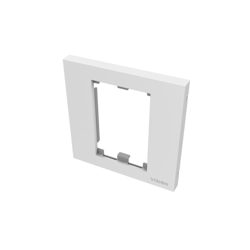Vision TC3 SURR1G placa de pared y cubierta de interruptor Blanco