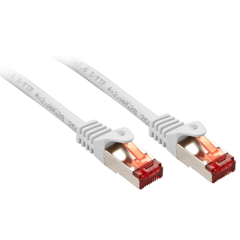 Lindy Cat.6 S FTP 1m cable de red Blanco Cat6 S FTP (S-STP) 47382