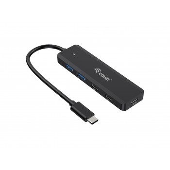Equip 128964 hub de interfaz USB 3.2 Gen 1 (3.1 Gen 1) Type-C 5000 Mbit s Negro