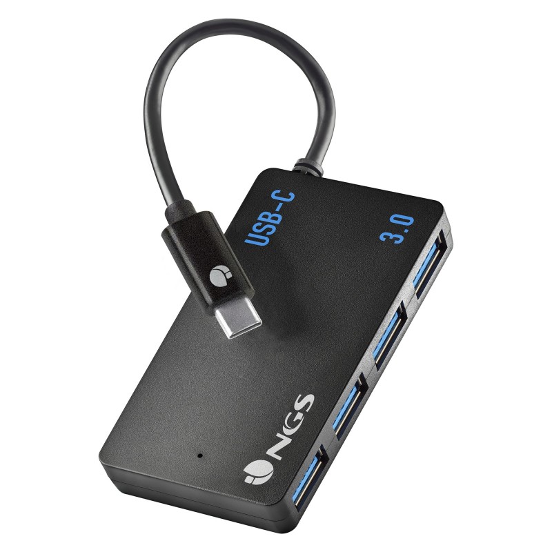 NGS WONDER IHUB4 USB 3.2 Gen 1 (3.1 Gen 1) Type-A 480 Mbit s Negro WONDERIHUB4